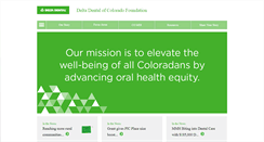 Desktop Screenshot of deltadentalcofoundation.org